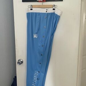 Nike Air Jordan Carolina Tar Heel Blue XXL basketball warm up joggers